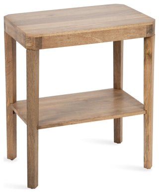 Talcott Wood Side Table, Natural 22x14x26