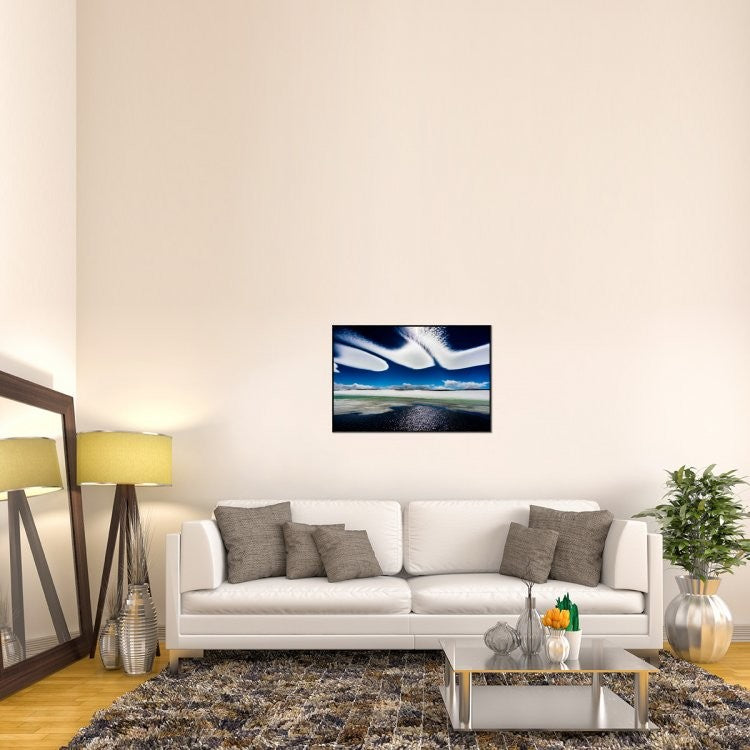 "Icewind" Framed Canvas Giclee by Ralf Kayser, 37x25"