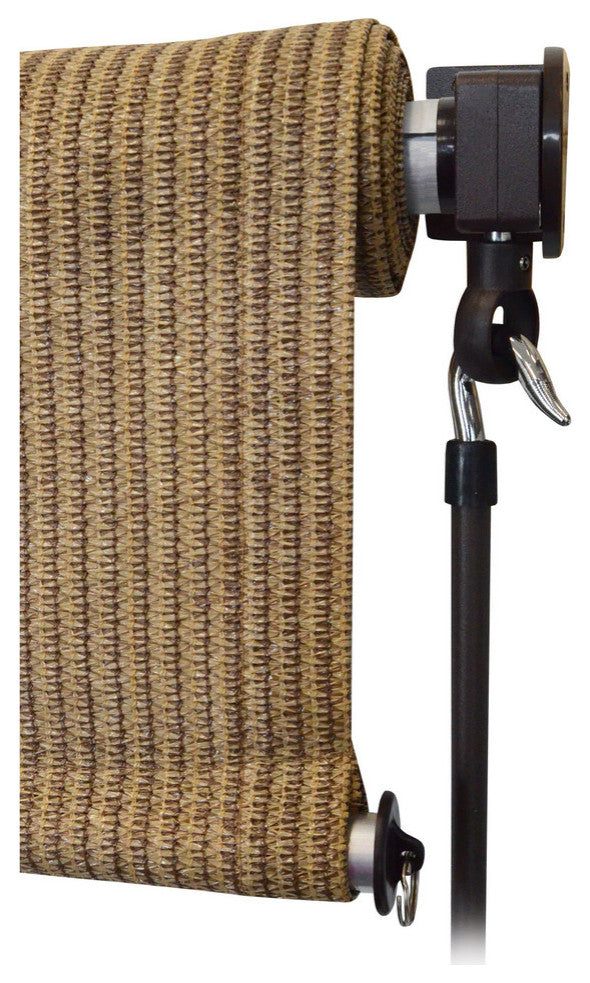 Cordless Outdoor Sun Shade, Jasper, 120" W X 72" L