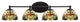 Capri 4-Light Bath Bar, Matte Black/Earth Star Art