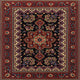Ahgly Company Indoor Square Traditional Area Rugs, 3' Square