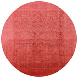 Ahgly Company Indoor Round Mid-Century Modern Area Rugs, 7' Round