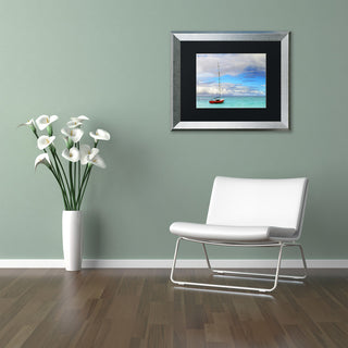 Jason Shaffer 'Hawaii 3' Matted Framed Art, Silver Frame, Black Mat, 20x16