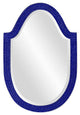 Lancelot Arched Mirror, Glossy Royal Blue