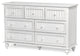 Monaco 7-Drawer Dresser, White