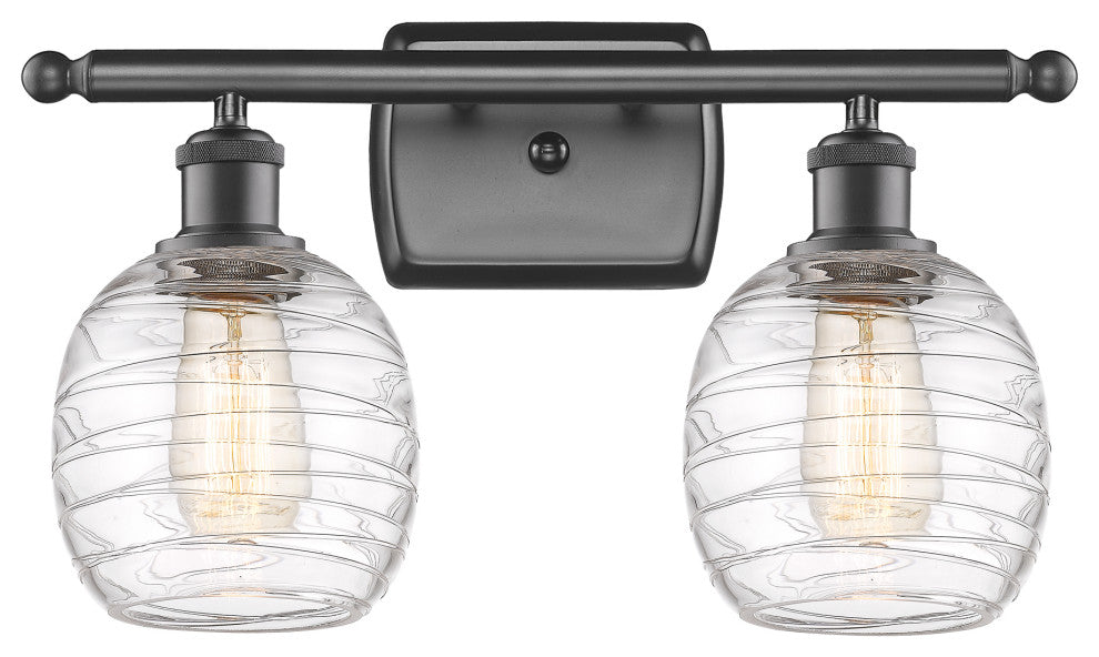 Innovations 516-2W-OB-G1013-LED 2-Light Bath Vanity Light, Oil Rubbed Bronze