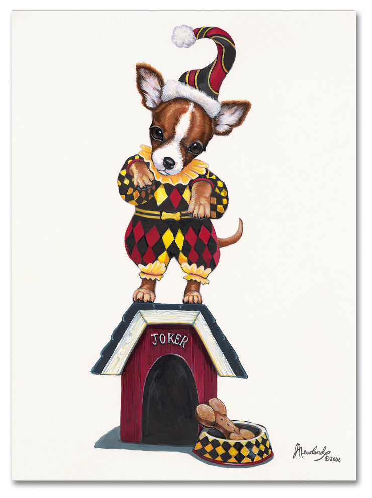 Jenny Newland ''Joker 1'' Canvas Art, 47x35