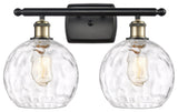 Innovations 516-2W-BAB-G1215-8-LED 2 Light Vanity Light, Black Antique Brass