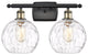 Innovations 516-2W-BAB-G1215-8-LED 2 Light Vanity Light, Black Antique Brass