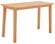 Riverlake 55" Outdoor Patio Ash Wood Bar Pub Table-Natural