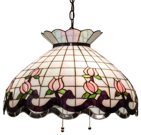 Meyda Lighting 232764 20" Wide Roseborder Pendant