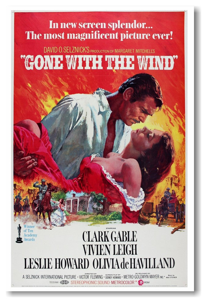 Gone with the Wind - NEW Vintage Movie Poster