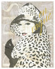 "Fashion Week Paris Screenprint II" Paper Print by Sue Schlabach, 30"x37"