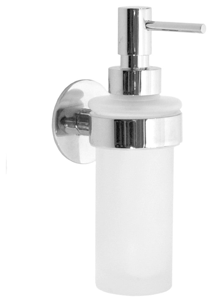 Time Holder With Soap Dispenser Polished Chrome