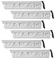 Ornate Cornice White Urethane Cannes Design 6 Pieces Totaling 564" Length