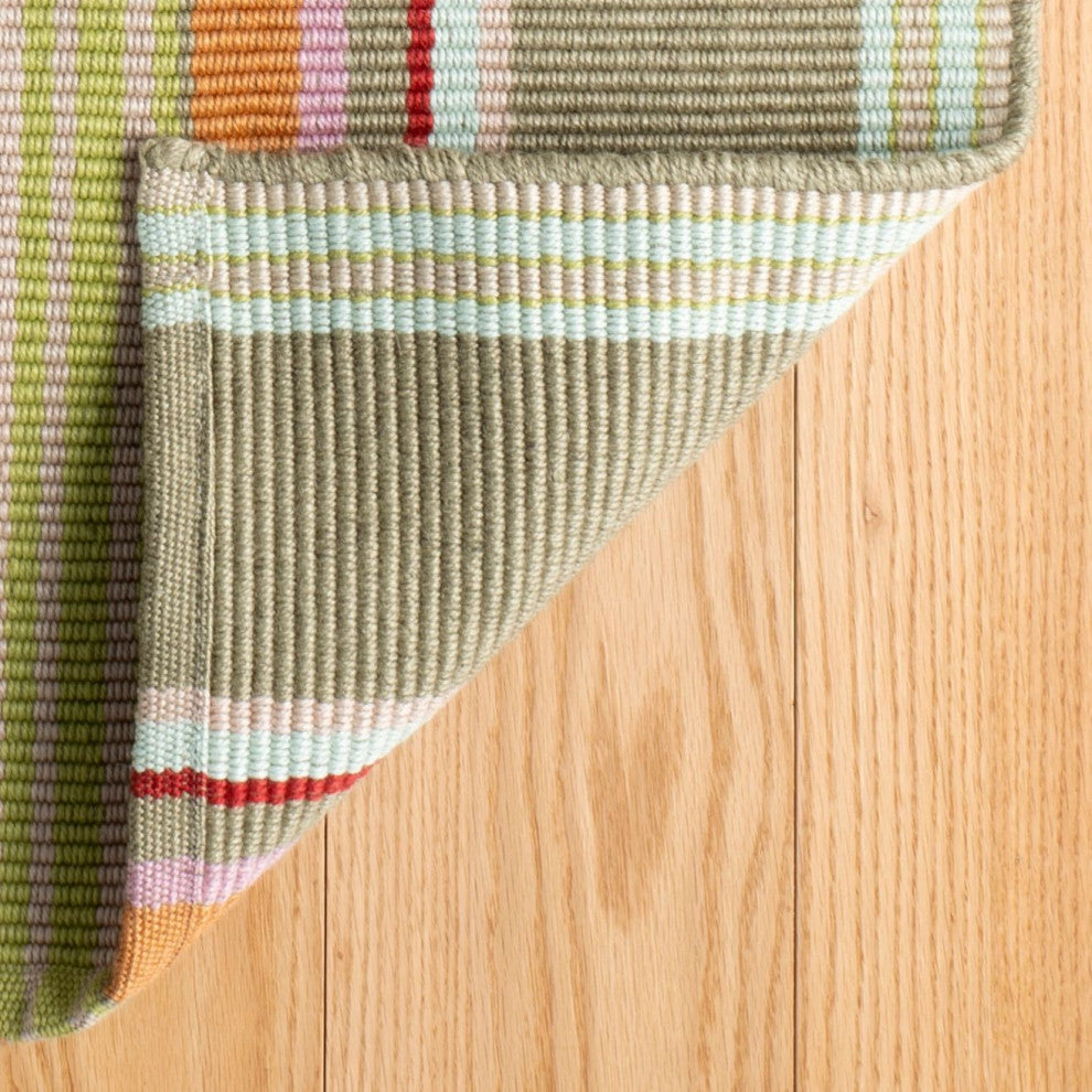 Dash & Albert Stone Soup Handwoven Indoor/Outdoor Rug, Multi, 8' x 10'