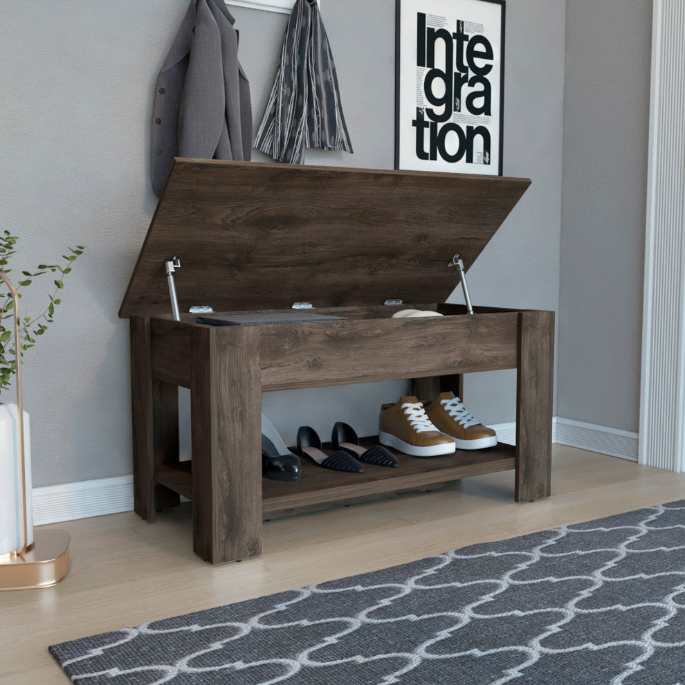 Daffodil Storage Table, Dark Brown