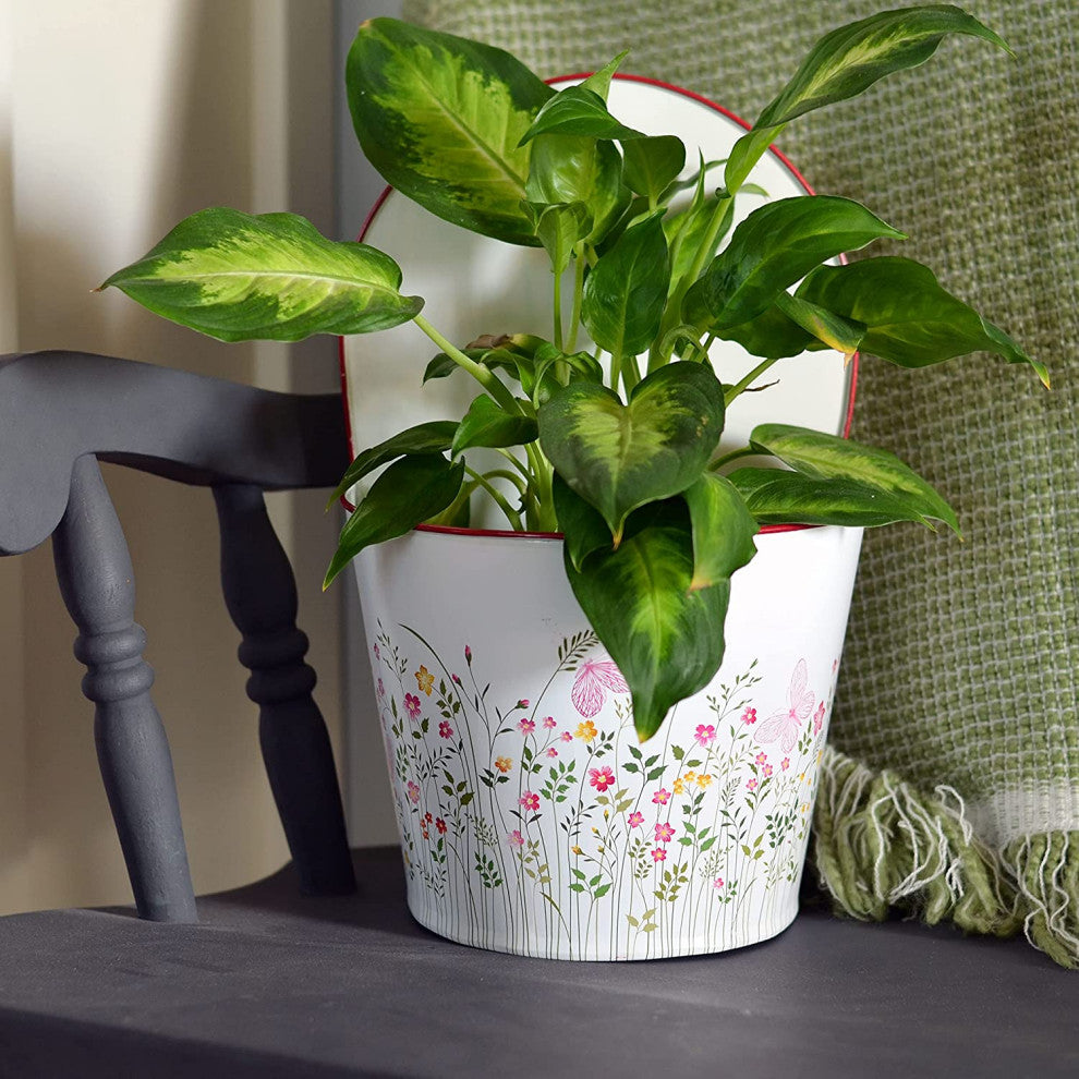 2 Piece Meadow Flowers Wall Planter Set