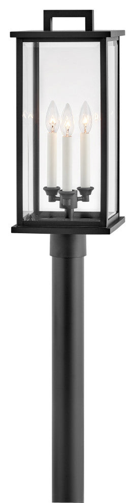 Hinkley Lighting 20011 Weymouth 3 Light 22.25" Tall Post Light - Black