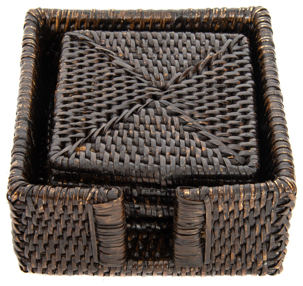 Artifacts Rattan 7 Piece Coaster Set