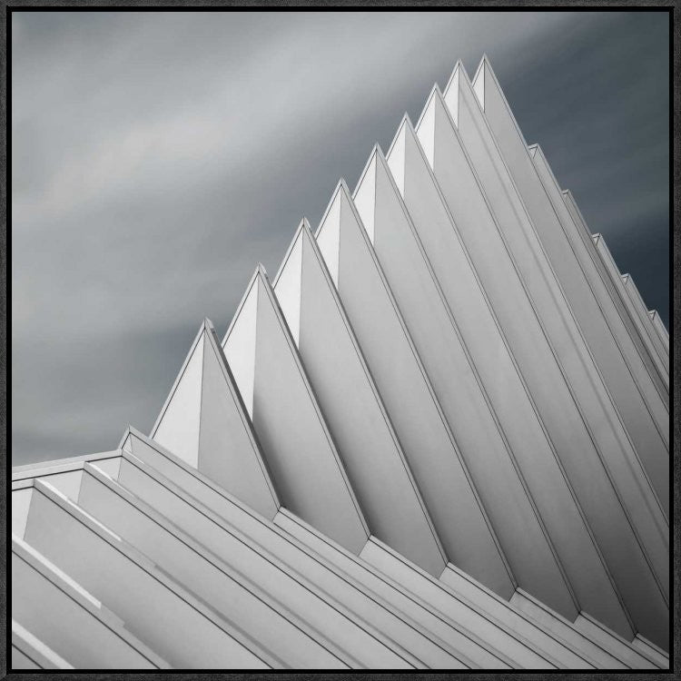 "Agtama" Framed Canvas Giclee by Gilbert Claes, 23x23"