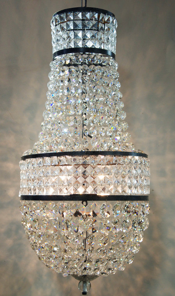 Anna Chandelier, Black Steel