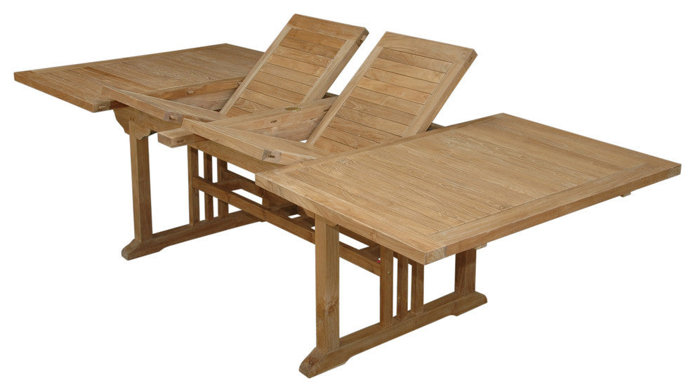 Sahara 106" Rectangular Double Ext. Table