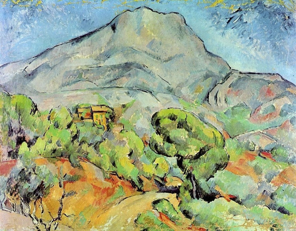Paul Cezanne Road near Mont Sainte-Victoire Wall Decal