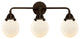 Beacon Bath Vanity Light, Oil Rubbed Bronze, Matte White, Matte White