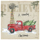 "Country Christmas IV" Digital Paper Print by Anne Tavoletti, 32"x32"