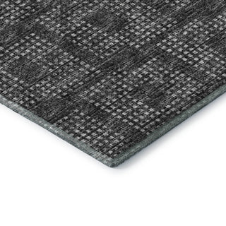 Premium Machine Washable Mayfield AMF33 Black 10' x 14' Rug