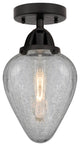INNOVATIONS LIGHTING 288-1C-BK-G165-LED 1 Light 6.5 inch Semi-Flush Mount