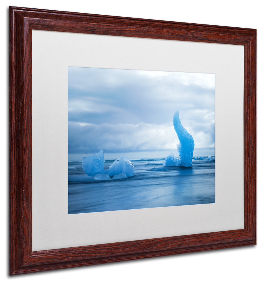 Philippe Sainte-Laudy 'Flying Blue' Matted Framed Art