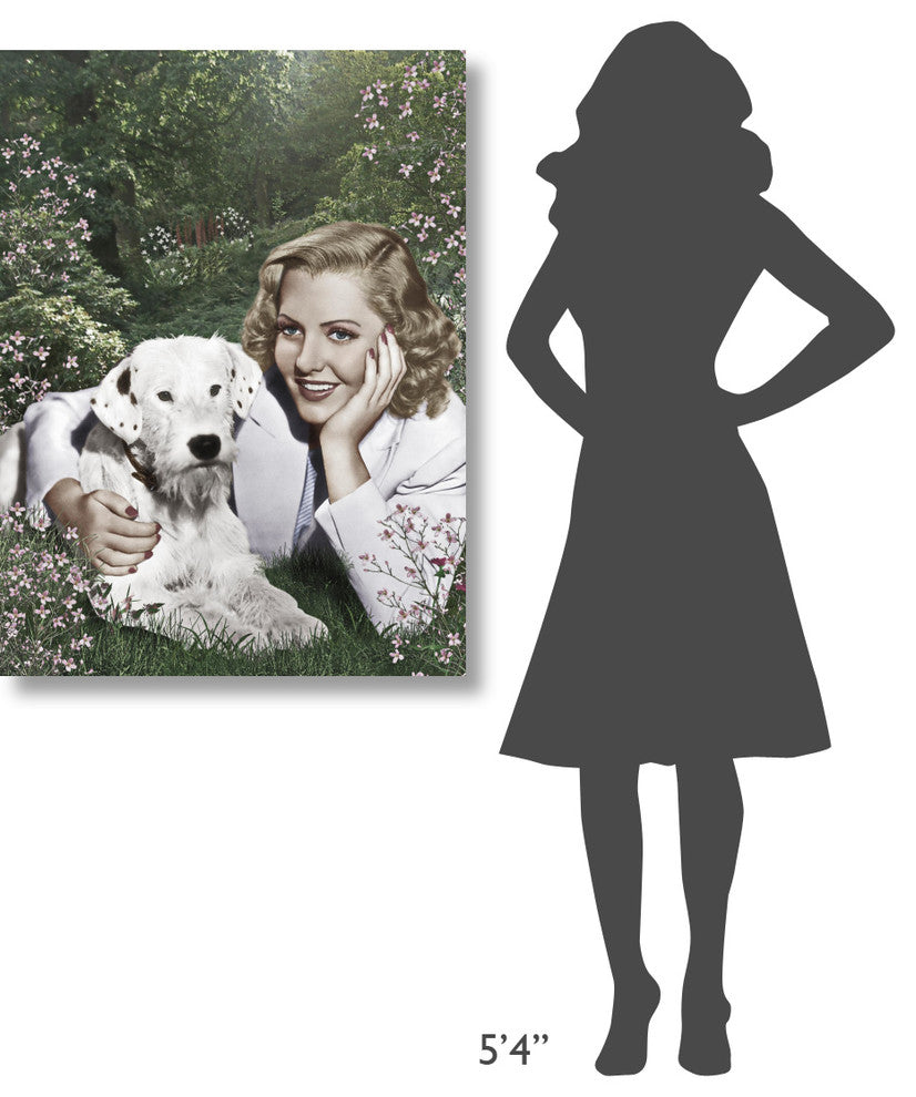 "Jean Arthur" Stretched Canvas Giclee by Hollywood Photo Archive, 30x40"