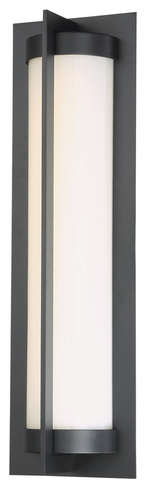 WAC Lighting Oberon 20" LED Outdoor Wall Light in Black