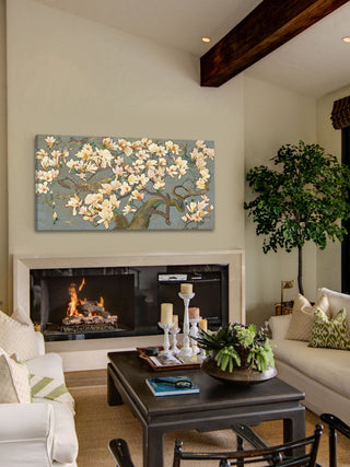 "Magnolia Branches IV" Painting Print on Canvas by Evelia