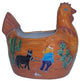 Desert Chicken Talavera Ceramic Planter
