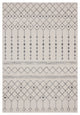 Abani Casa CAS100A Moroccan Trellis Ivory Grey Soft Area Rug