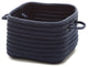 Colonial Mills Basket Simply Home Shelf Storage Navy Square