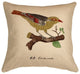 Pillow Decor - Bird on Branch 20 x 20 Throw Pillow