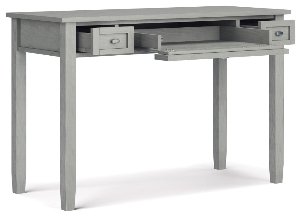Warm Shaker SOLID WOOD Desk, Fog Grey
