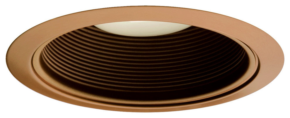 NICOR 6 inch White Recessed Baffle Trim, Bronze