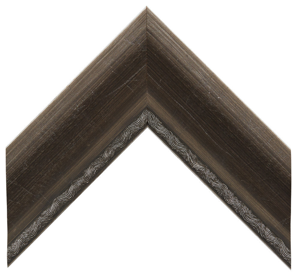 Ventura Framed Wall Mirror, Pewter, 20"x24"