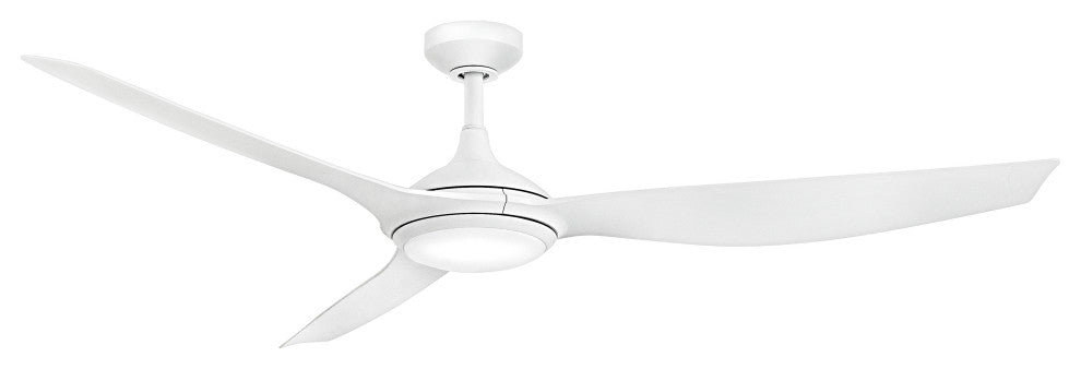 Hinkley Talan Talon 64" Led Smart Fan, Matte White