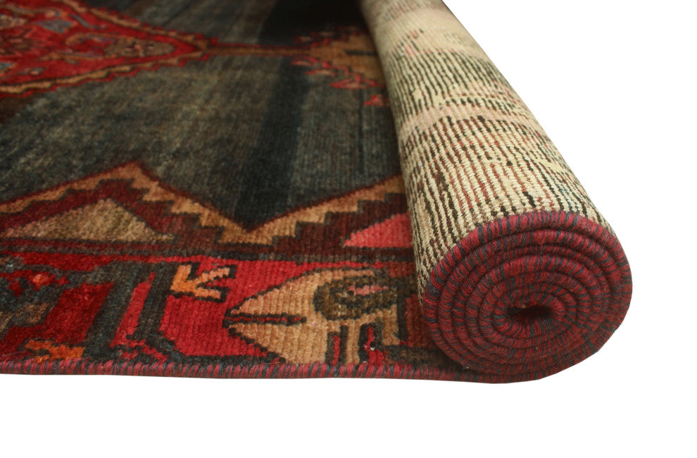 Semi-Antique Heidy Navy Runner