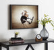 Sylvie Vintage FIshing Reel Framed Canvas by Shawn St. Peter<br>, Gray 18x24