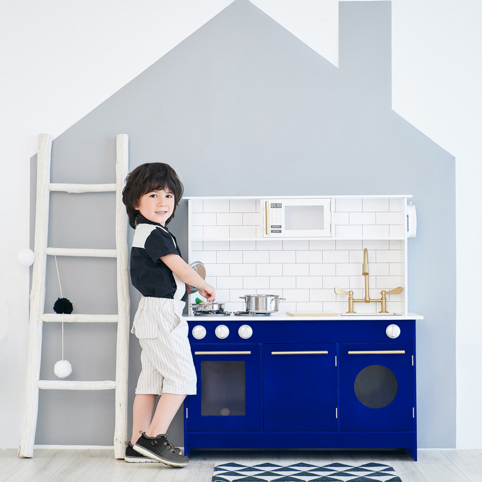 Little Chef Berlin Modern Play Kitchen, White