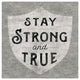 "Stay Strong" Digital Paper Print by Sue Schlabach, 20"x20"