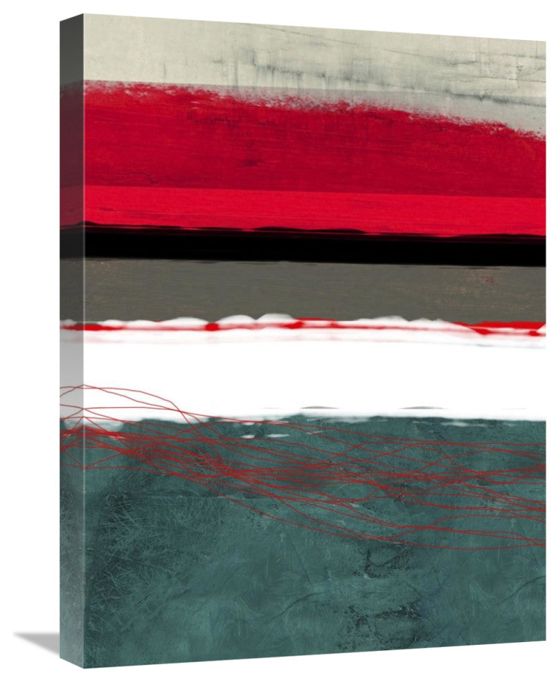 "Abstract Stripe Theme Grey And White" Fine Art Print