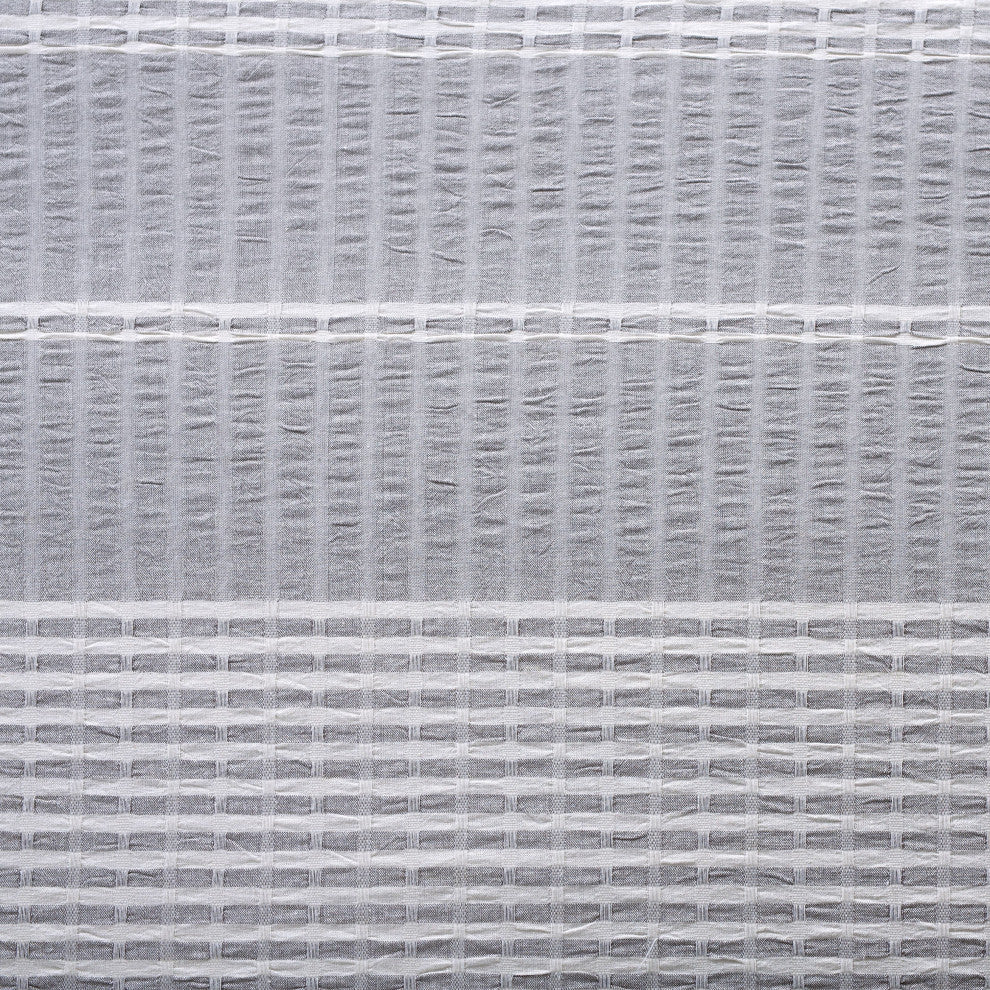 Lane Stripe Duvet Set, Super King Gray, 3 Piece